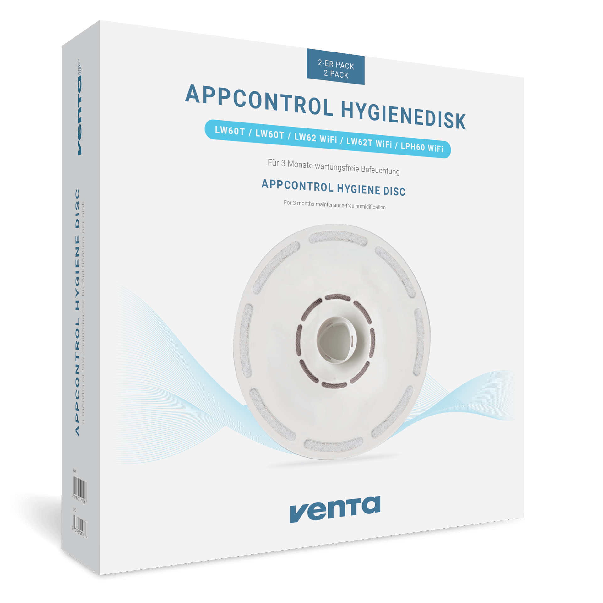 Dysk higieniczny 2 szt. – Venta AppControl AW902, AH902, LW60T, LW62T, LPH60